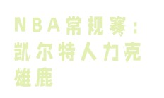 开云体育平台APP-凯尔特人赢下雄鹿，轻松取胜